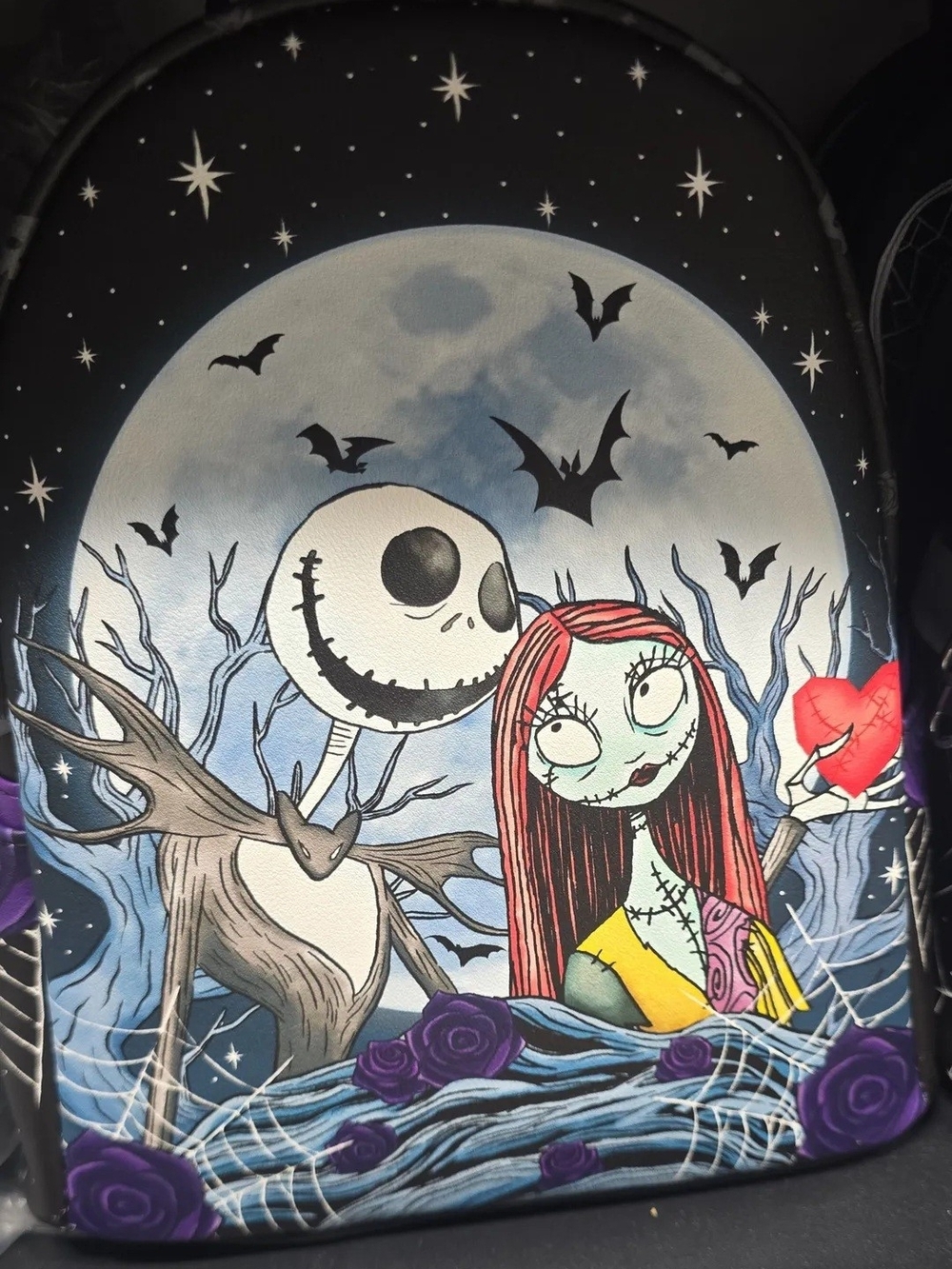 Nightmare Before Christmas Jack and Sally Moonlit Backpack